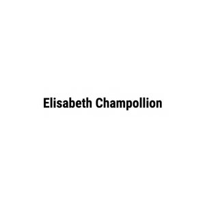 elisabeth champollion